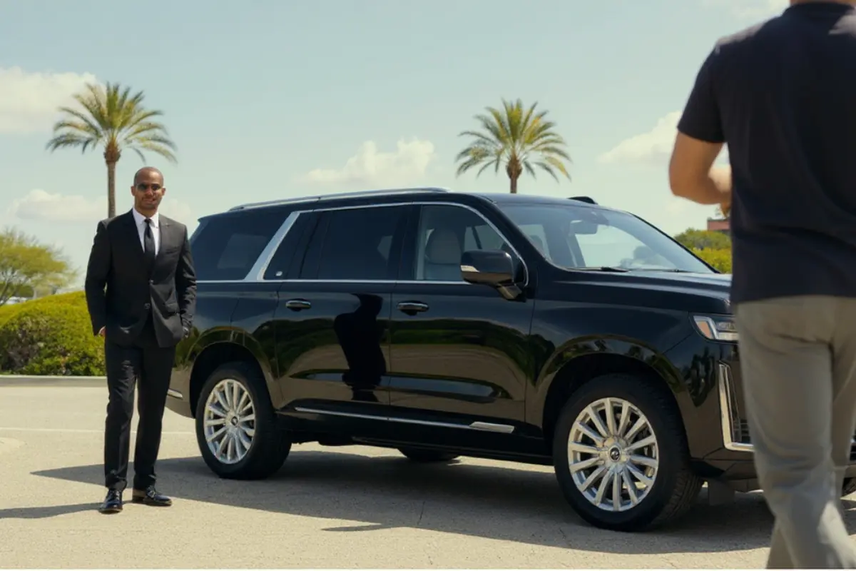 Luxury chauffeur service in Southern California